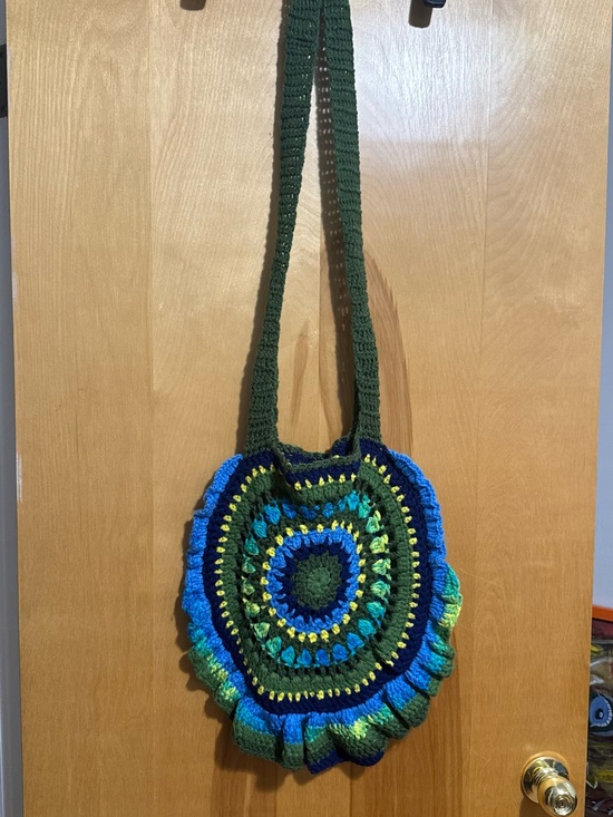 Handbags - Handmade Crochet Boho Shoulder Bag